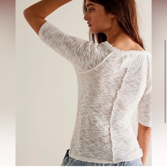 FREE PEOPLE- FRANCIS TEE size Medium - Picture 2 of 7